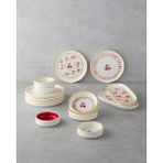English Home Cherry Seramik Kahvaltı Takımı 14 parça 6 kişilik Kırmızı