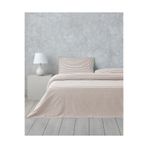 English Home Clouded Grid İpliği Boyalı Çift Kişilik Çarşaflı Nevresim Takımı 200x220 cm Bej