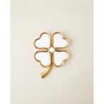 English Home Clover Polyresin Duvar Aksesuarı 15X21 cm Gold - Koyu Gold