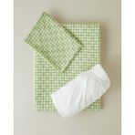 English Home Clover Tek Kişilik Pike Takımı 150X220 cm Yeşil - Açık Yeşil