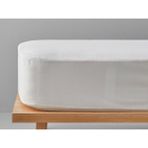 English Home Comfort Pamuklu Sıvı Geçirmez Çift Kişilik Alez 160X200 + 30 cm Beyaz - 160 x 200 cm