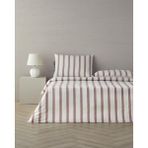 English Home Cool Stripe Ipliği Boyalı Tek Kişilik Nevresim Takımı 160x220 Cm Bordo-Yeşil - Renkli - 160 x 220 cm