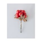 English Home Crabapple Branch Tek Dal Yapay Çiçek 21 cm Kırmızı