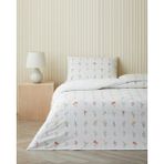 English Home Damada Bloom Kolay Ütülenir Çarşaflı Çift Kişilik Nevresim Takımı 200x220 Cm Sarı-yeşil Sarı-yeşil