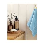 English Home Deluxe Low Twist Pamuklu El Havlusu 30x50 cm Mavi