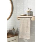 English Home Deluxe Pamuklu Low Twist Bej 50x90 cm Yüz Havlusu