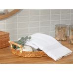 English Home Deluxe Pamuklu Low Twist El Havlusu 30x50 cm Beyaz - 30 x 50 cm