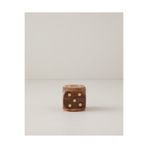 English Home Dice Dekoratif Obje 6x6x6 cm Kahve