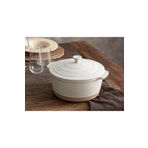 English Home Dots Stoneware 29 cm Beyaz Tencere