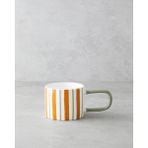 English Home Dreamline New Bone China Kupa 290 ml Koyu Yeşil-Turuncu