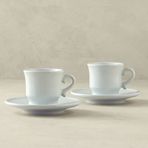 English Home Elite Seramik 4 Parça 2 Kişilik 90 ML Gri Kahve Fincan Takımı