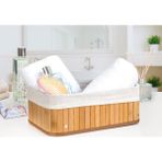 English Home Fancy Bej Katlanabilir Sepet 32x22x12 cm Fonksiyonel ve Şık Tasarım