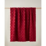 English Home Fancy square Koltuk Şalı 120X160 cm Bordo