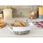English Home Fiesta Hasır 25 x 9 Cm Bej Yuvarlak Ekmek Sepeti