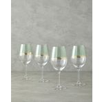 English Home Fiore Cam 4'lü Kadeh 540 Ml Açık Yeşil
