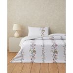English Home Fioreline Dijital Baskılı Kolay Ütülenir Tek Kişilik Çarşaflı Nevresim Takımı 160X220 cm Yeşil-Sarı - Yeşil - Sarı - 160 x 220 cm