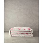 English Home Flower Line Tek Kişilik Pike Pembe - Beyaz - Pembe