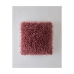 English Home Fluffy Pelüş Kırlent Kılıfı 45x45 cm Vişne