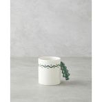 English Home Frosty Tree Stoneware Kupa 330 ml Yeşil