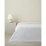 English Home Gentle Florals Çift Kişilik Pike 200X220 cm Yeşil - Adaçayı Yeşili