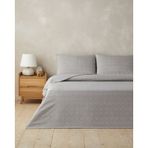 English Home Geomora Kolay Ütülenir Çift Kişilik Çarşaflı Nevresim Takımı 200x220 Cm Vizon Vizon