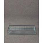 English Home Glamour Aynalı Tepsi Silver - 30 x 15 cm - Gümüş