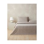 English Home Glen Plaid İpliği Boyalı Tek Kişilik Çarşaflı Nevresim Takımı 160x220 cm Koyu Bej