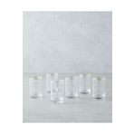 English Home Glint Cam 6'lı Kahve Yanı Bardak 125 ml Gold