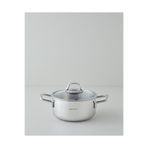 English Home Glow Çelik Derin Tencere 20x10 cm Silver