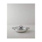 English Home Glow Çelik Sığ Tencere 26x6 cm Silver