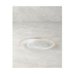 English Home Graceful Shapes Cam Servis Tabağı Gold