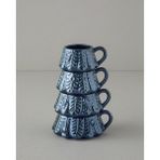 English Home Green Pine Dolomite 4'lü Kupa 153 ML-193 ML-267 ML-267 ml Yeşil