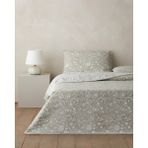 English Home Heritage Grace Kolay Ütülenir Çarşaflı Çift Kişilik Nevresim Takımı 200x220 cm Haki - 200 x 220 cm