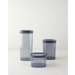 English Home Jade Plastik 3'lü Kavanoz 700 ml – 1,4 L – 2 L Füme