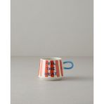 English Home Jolly Shell Stoneware Kupa Turuncu-Mavi - Mavi - Turuncu