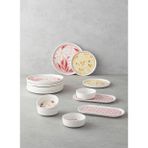 English Home Kahvaltı Takımı SPLASH,KIRMIZI-PEMBE,10 PARÇA