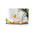 English Home Kapaklı Lona Cam 5 Parça 1000 ml Şeffaf Su Takımı