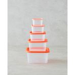 English Home Keep Me Plastik 5 Parça Saklama Kabı 16 cm Renkli