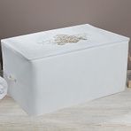 English Home Lace Damask Hurç 74x46x46 cm Beyaz