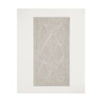 English Home Leafy Pamuklu Bukle Kilim 80x150 cm Krem