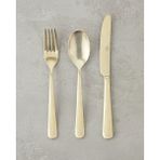 English Home Leptis Paslanmaz Çelik Çatal Kaşık Bıçak Takımı 18 Parça 6 Kişilik Gold