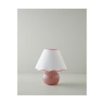English Home Lorinda Cam Abajur 22x25 cm Pembe