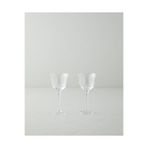 English Home Lustrous Kristal 2’li Kahve Yanı Kadeh 115 ml Şeffaf