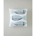 English Home Marlin Kırlent Kılıfı 45X45 cm Mavi-Bej - Mavi - Bej