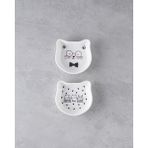 English Home Mingle Mingle Seramik 2'li Kase 14 cm Beyaz