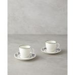 English Home Mistia Bone Porselen 4 Parça 2 Kişilik Kahve Fincan Takımı 90 ml Mavi