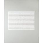 English Home Mono Stripe Pamuk Ayak Havlusu 50x70 cm Beyaz - Pembe - 001-Beyaz - Renk