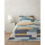 English Home Mosaicca Kolay Ütülenir Çift Kişilik Nevresim Seti 200X220 cm Hardal-Yeşil - Hardal - Yeşil - 200 x 220 cm