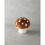 English Home Mushroom Bebe Pelüş Dekoratif Kırlent 31x27 cm Acı Kahve - 31 x 27 x 9