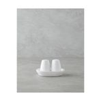 English Home Nimbus Seramik 2'li Tuzluk - Biberlik 14x8 cm Beyaz